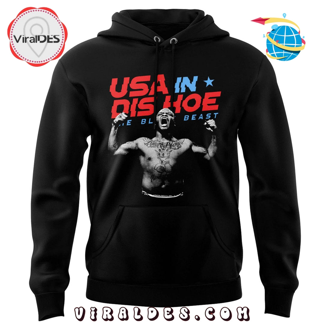 Derrick Lewis USA IN DIS HOE Limited Edition Hoodie
