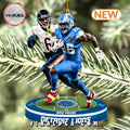Detroit Lions One Pride 2024 Christmas Ornaments
