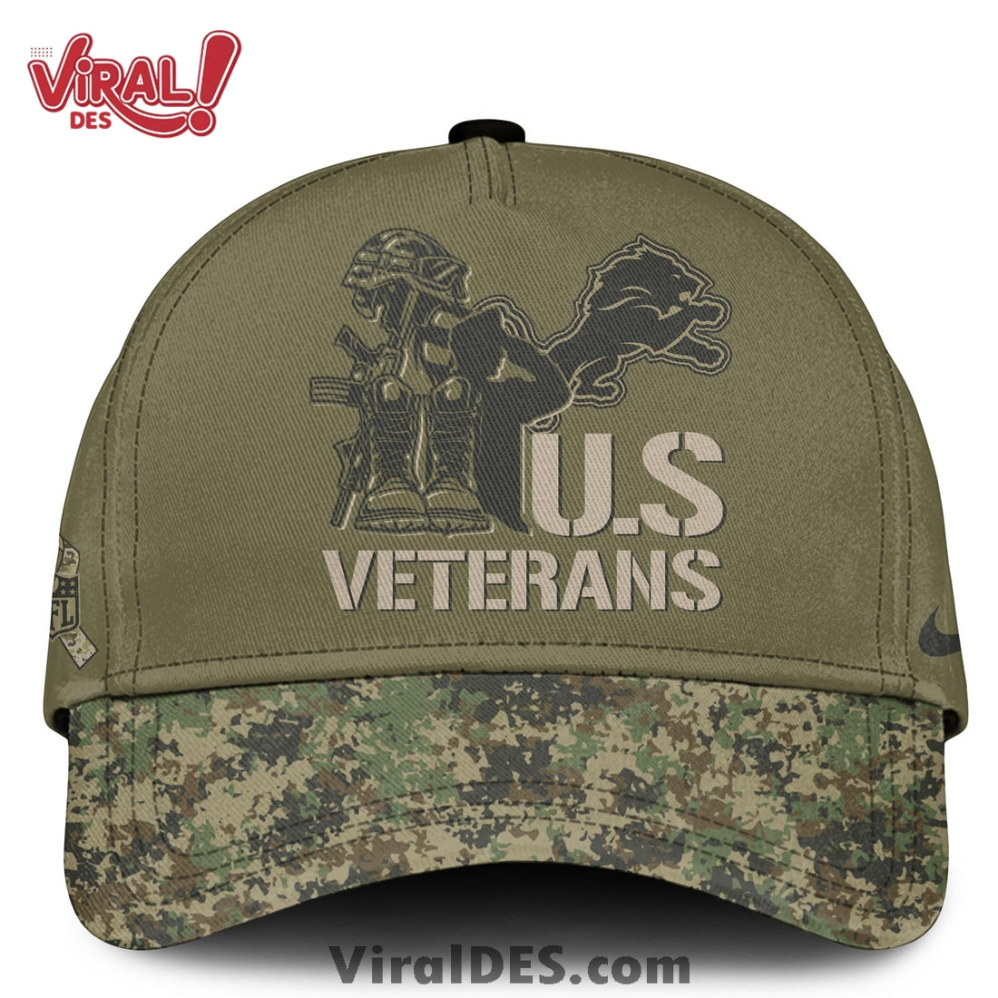 Detroit Lions Veteran Day 2025 Hoodie Limited Edions