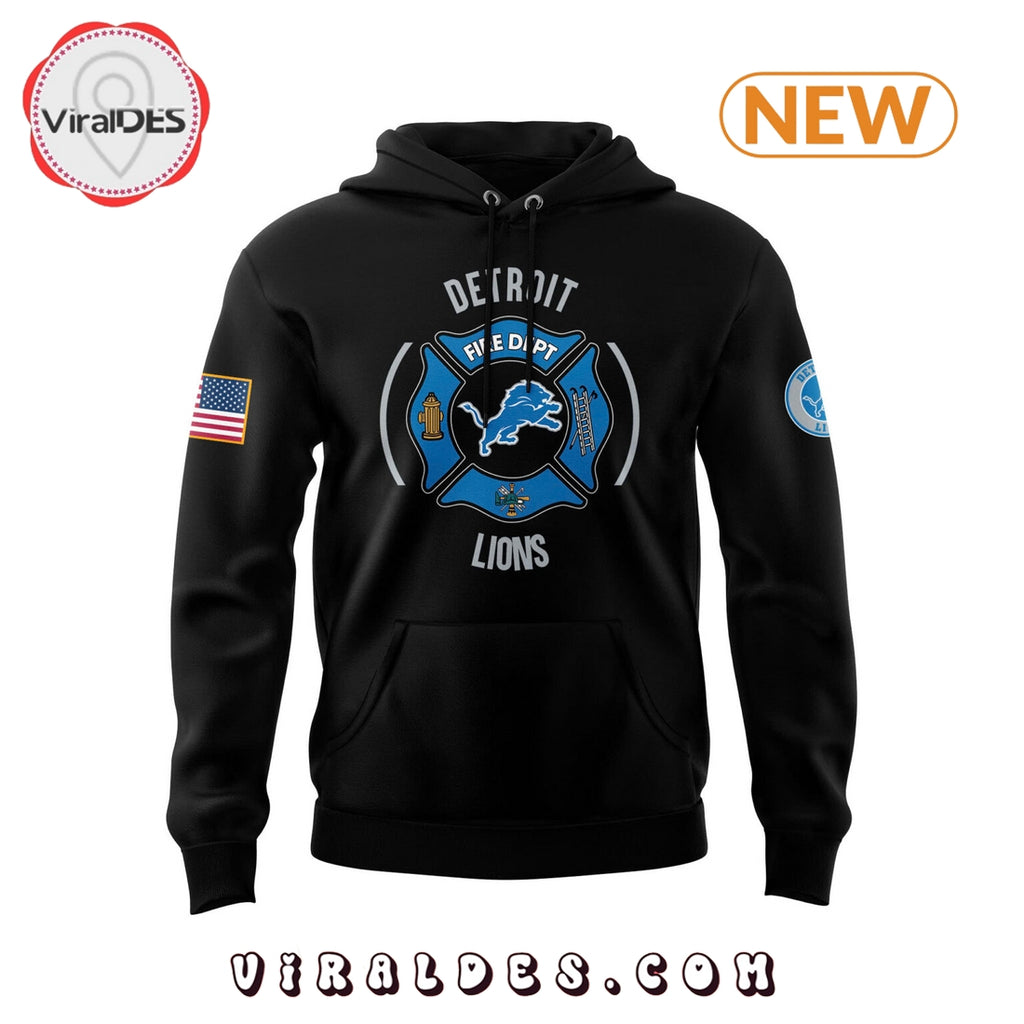 Detroit Lions x 2024 Firefighter Appreciation Hoodie