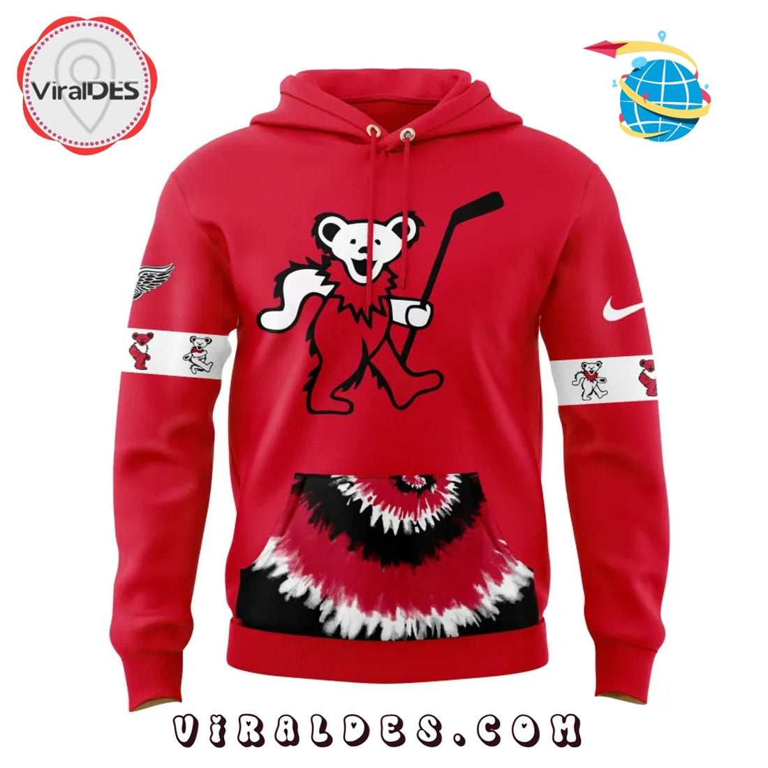 Detroit Red Wings Limited Grateful Dead Night Hoodie, Long Pants