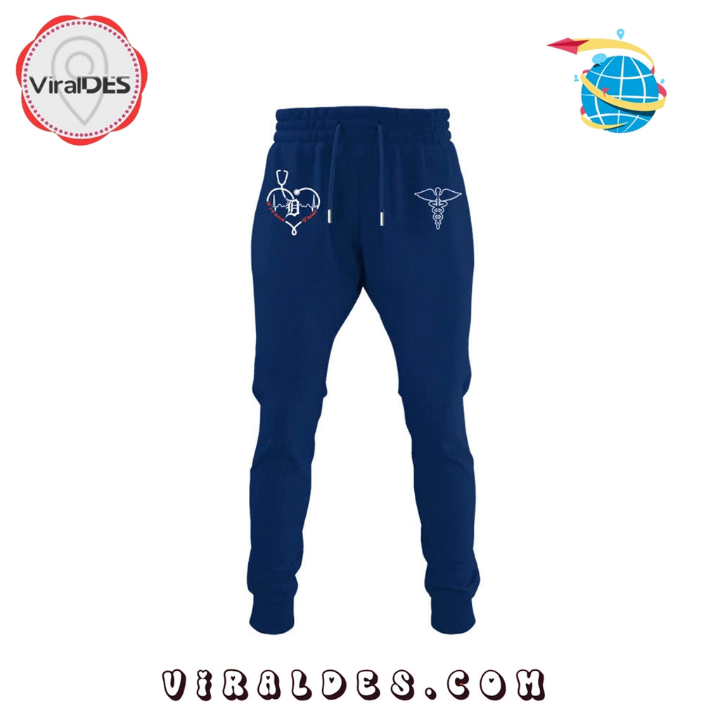Detroit Tigers MLB Nurses Night Navy Hoodie, Long Pants