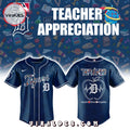 Detroit Tigers MLB Teacher Night Navy Baseball Jersey
