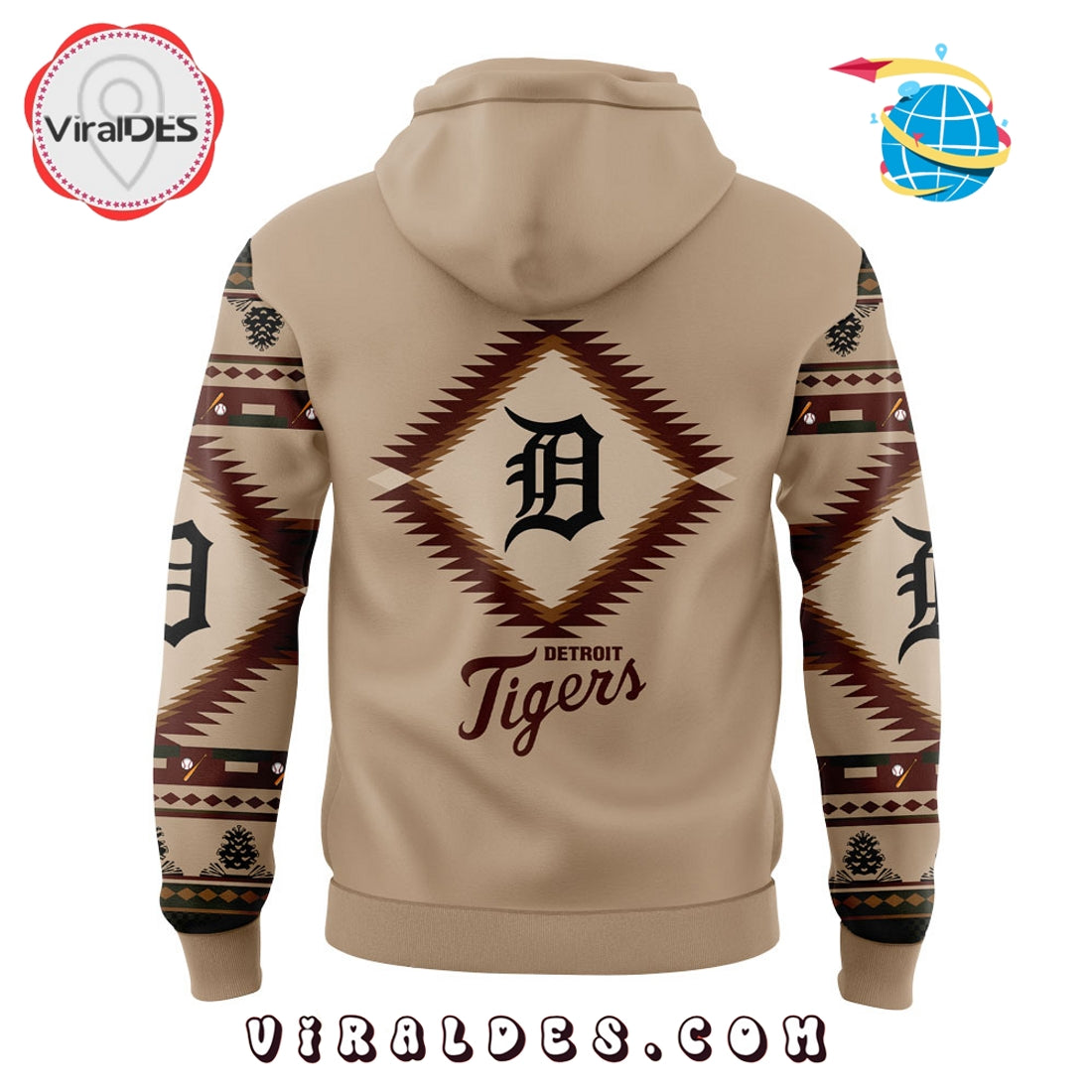 Detroit Tigers Native American Heritage 2025 Hoodie
