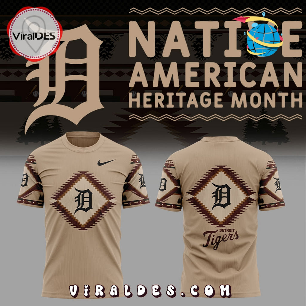 Detroit Tigers Native American Heritage 2025 Hoodie