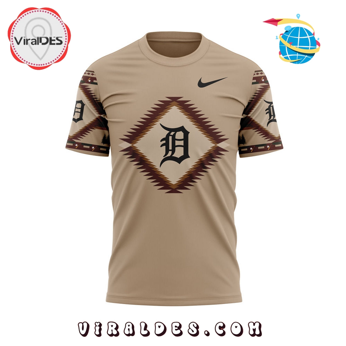 Detroit Tigers Native American Heritage 2025 Hoodie