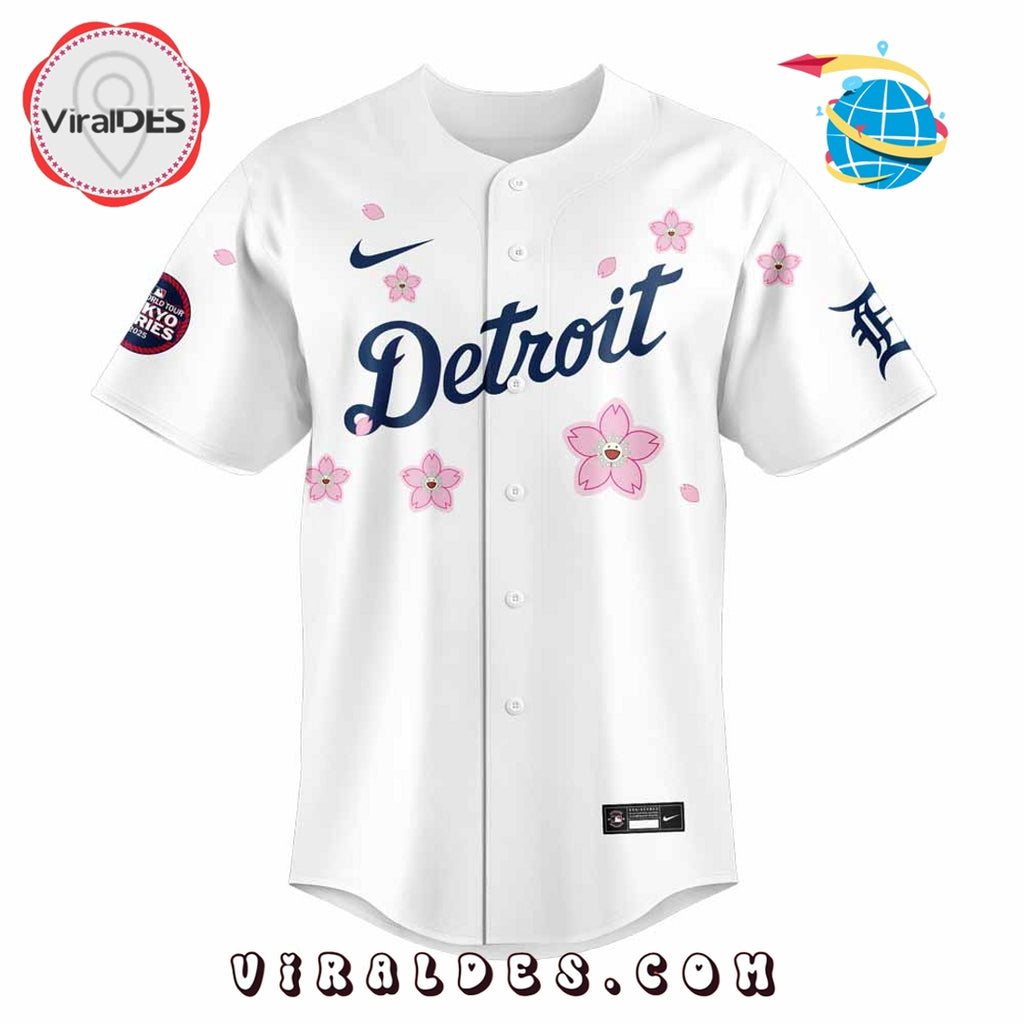 Detroit Tigers Takashi Murakami x MLB Tokyo Series Baseball Jersey