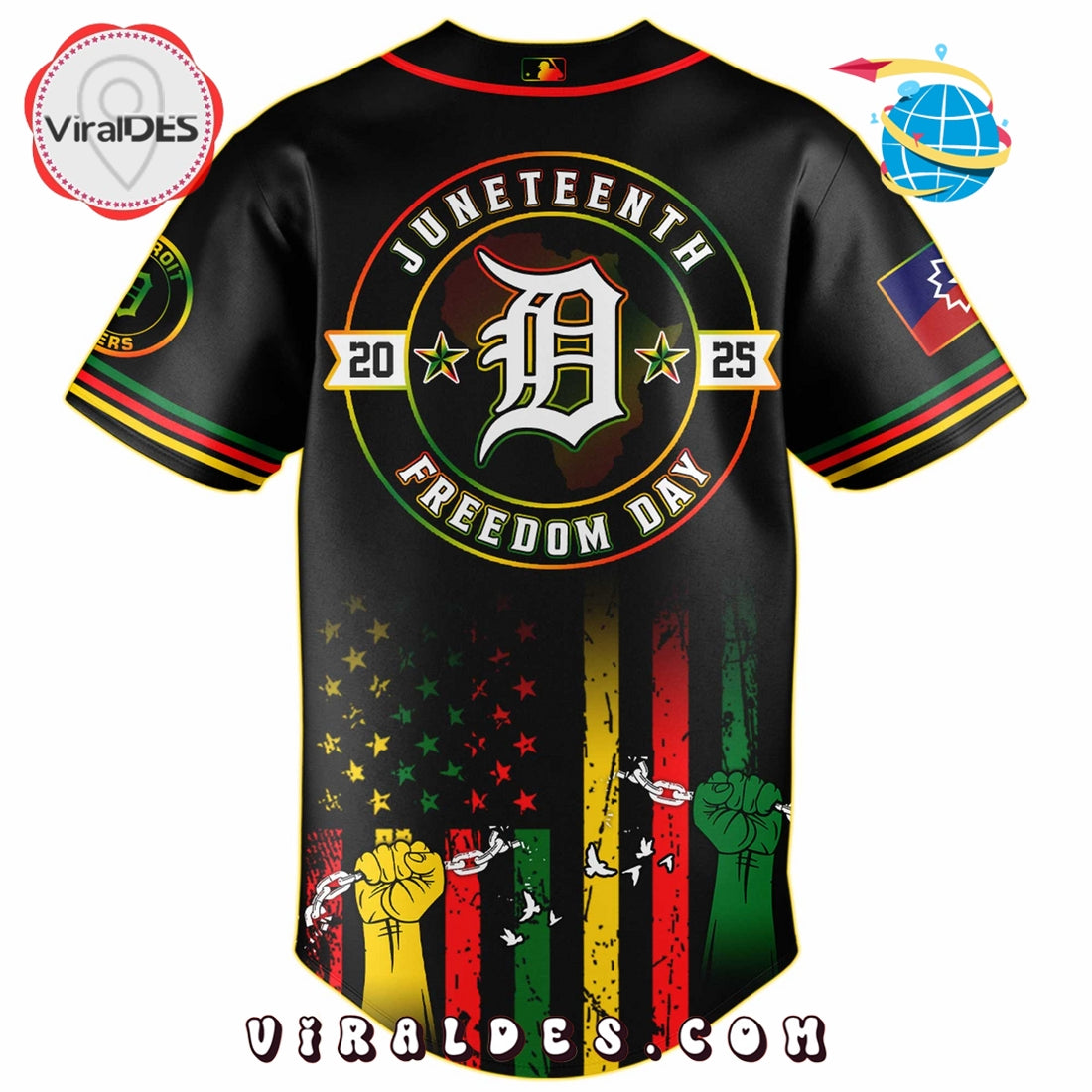 Detroit Tigers x 2025 Juneteenth Day Jersey