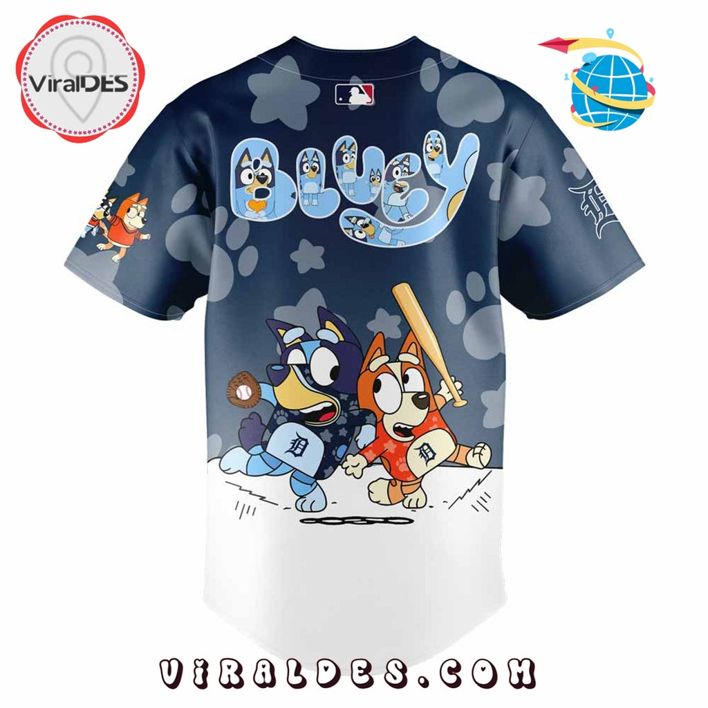 Detroit Tigers x Bluey and Bingo Baseball Jersey