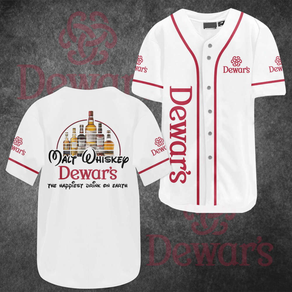 Dewar Is Happiest Drink Baseball Jersey: Ultimate Fan Gear for a Refreshing Game Day - Aopprinter
