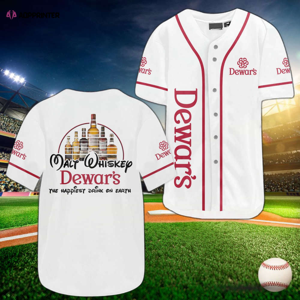 Dewar Is Happiest Drink Baseball Jersey: Ultimate Fan Gear for a Refreshing Game Day - Aopprinter