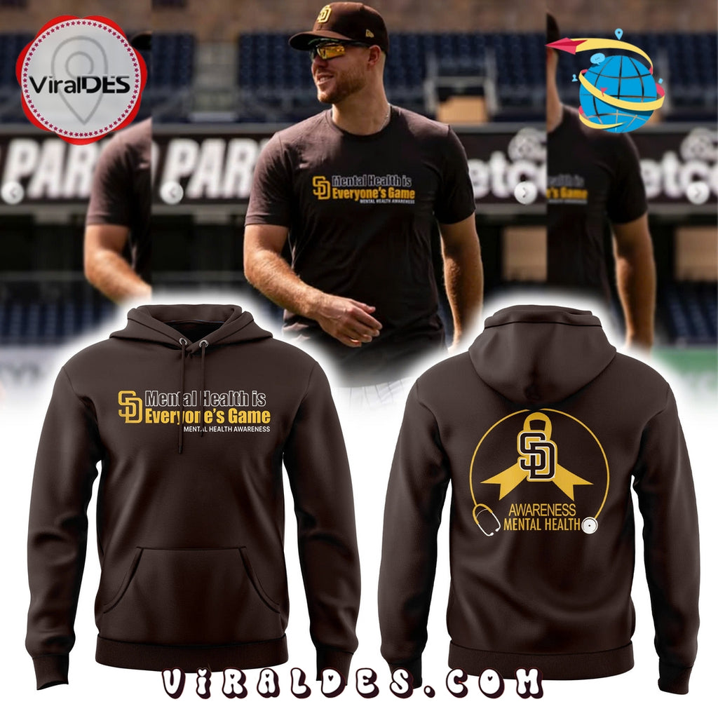Diego Padres Mental Health Awareness Night Hoodie 2025