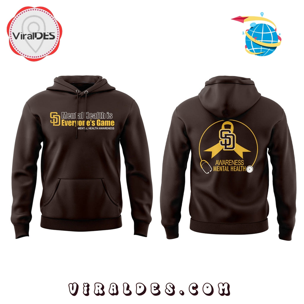 Diego Padres Mental Health Awareness Night Hoodie 2025