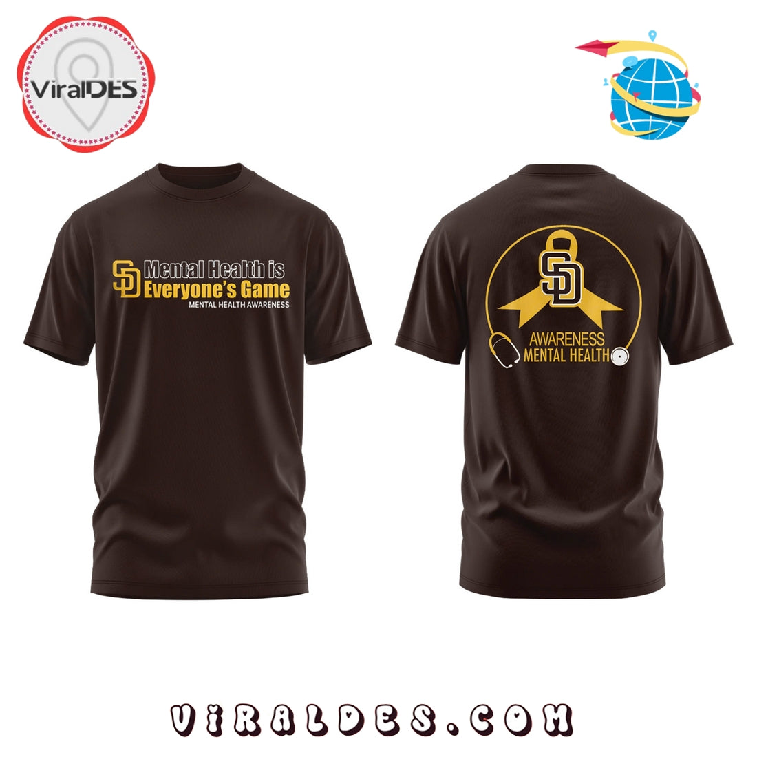 Diego Padres Mental Health Awareness Night Hoodie 2025