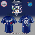 Dodgers Takashi Murakami x Tokyo Series Blue Baseball Jersey