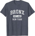 Bronx York Ny Vintage Established Sports Unisex T-shirt, Sweatshirt, Hoodie (1)