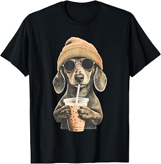 Dachshund Hipster Dog Unisex T-shirt, Sweatshirt, Hoodie (1)