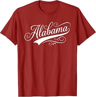 Vintage Alabama Script Swoosh State Pride Unisex T-shirt, Sweatshirt, Hoodie (1)