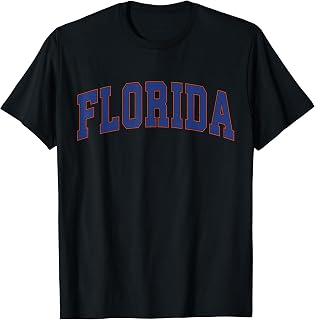Florida Fl Vintage Athletic Sports Orange 80s 90s Unisex T-shirt, Sweatshirt, Hoodie (1)