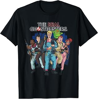 Real Ghostbusters Full Cast Collage Retro 80'S Cartoon Unisex T-shirt, Sweatshirt, Hoodie (1)