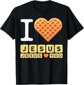Love Jesus Waffle Heart Unisex T-shirt, Sweatshirt, Hoodie (1)