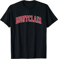 Montclair Jersey Nj Vintage Sports Red Unisex T-shirt, Sweatshirt, Hoodie (1)