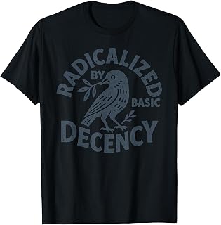Radicalized Basic Decency Peace Dove Equality Tee Unisex T-shirt, Sweatshirt, Hoodie (1)