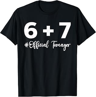 13th Birthday Official Teenager 13 Year Old Unisex T-shirt, Sweatshirt, Hoodie (1)