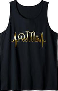 Singapore Skyline Heartbeat Asian Singapura Love Singapore Sleeveless (1)