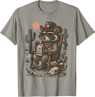 Cowboy Raccoon Western Country Wild West Rodeo Unisex T-shirt, Sweatshirt, Hoodie (1)