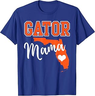 Gator Mama Florida Heart Shape Mothers Mom Unisex T-shirt, Sweatshirt, Hoodie (1)