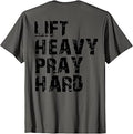 Lift Heavy Pray Hard Unisex T-shirt, Sweatshirt, Hoodie (1)