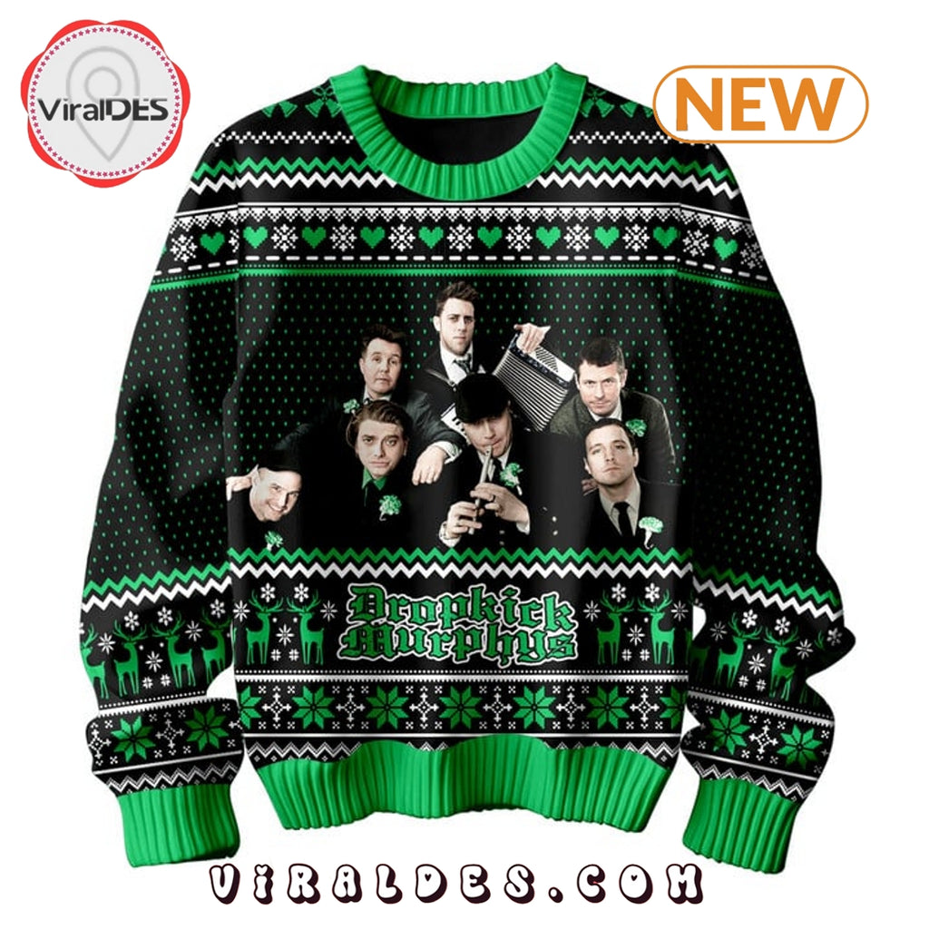 Dropkick Murphys Band 2024 Christmas Ugly Sweater
