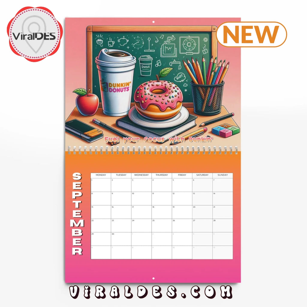 Dunkin’ Donuts 2025 Happy New Year Calendar