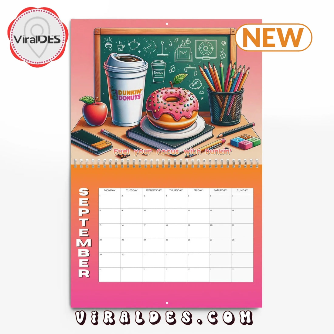 Dunkin’ Donuts 2025 Happy New Year Calendar