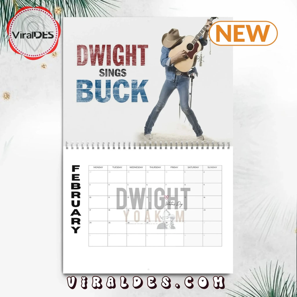Dwight Yoakam 2025 Happy New Year Calendar