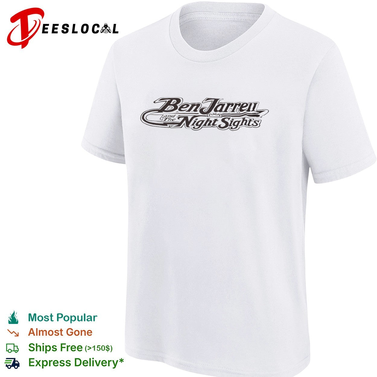 Ben Jarrell and The Night Sights Band Music shirt