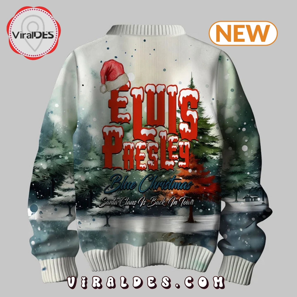 Elvis Presley Christmas Gifts Ugly Sweater