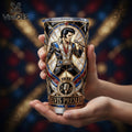 Elvis Presley Premium Stained Glass Art 3D Stainless Steel Tumbler