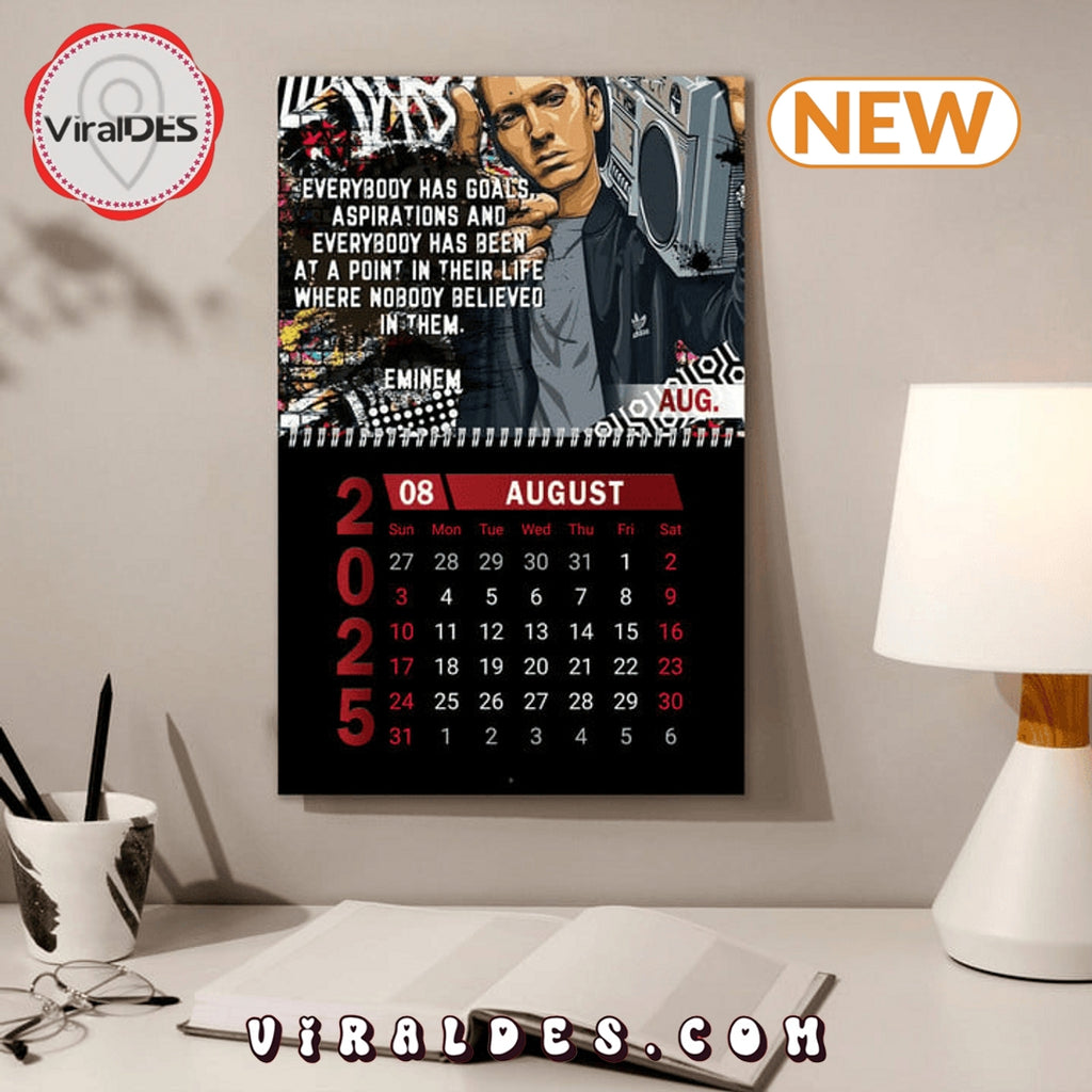 Eminem 2025 New Year Calendar