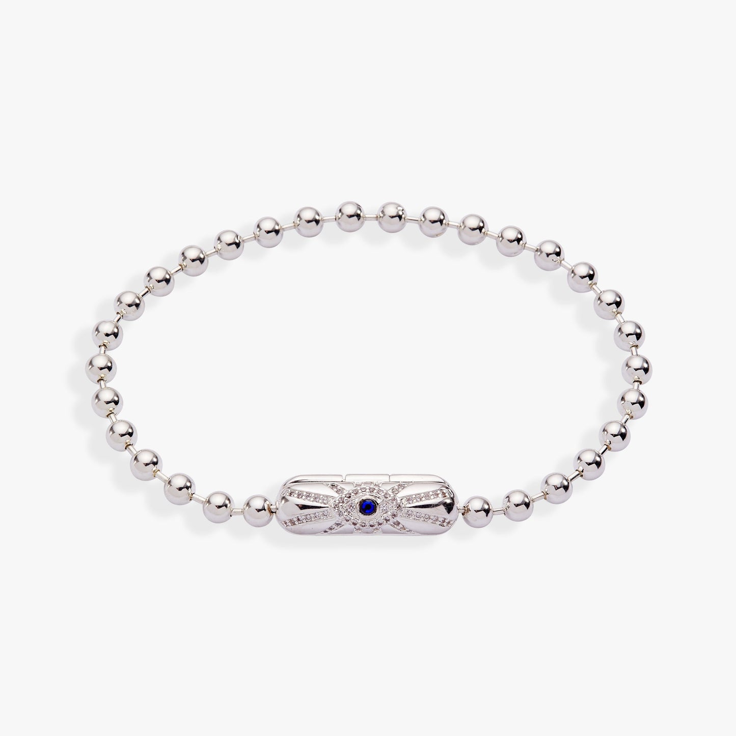 Evil Eye Barrel Closure Bracelet