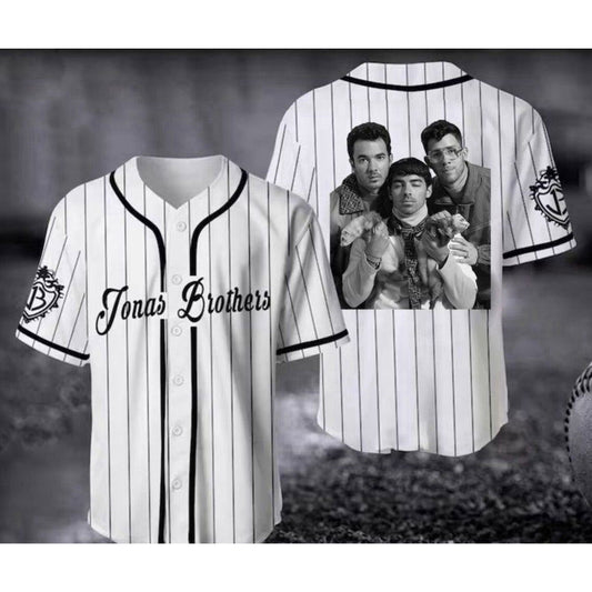 Exclusive Jonas Brothers 2023 Tour Baseball Jersey & Rock Band Concert Merch - Perfect Gift For Fans! - Aopprinter
