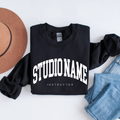 Custom Pilates Studio Personalized Crewneck Sweatshirt
