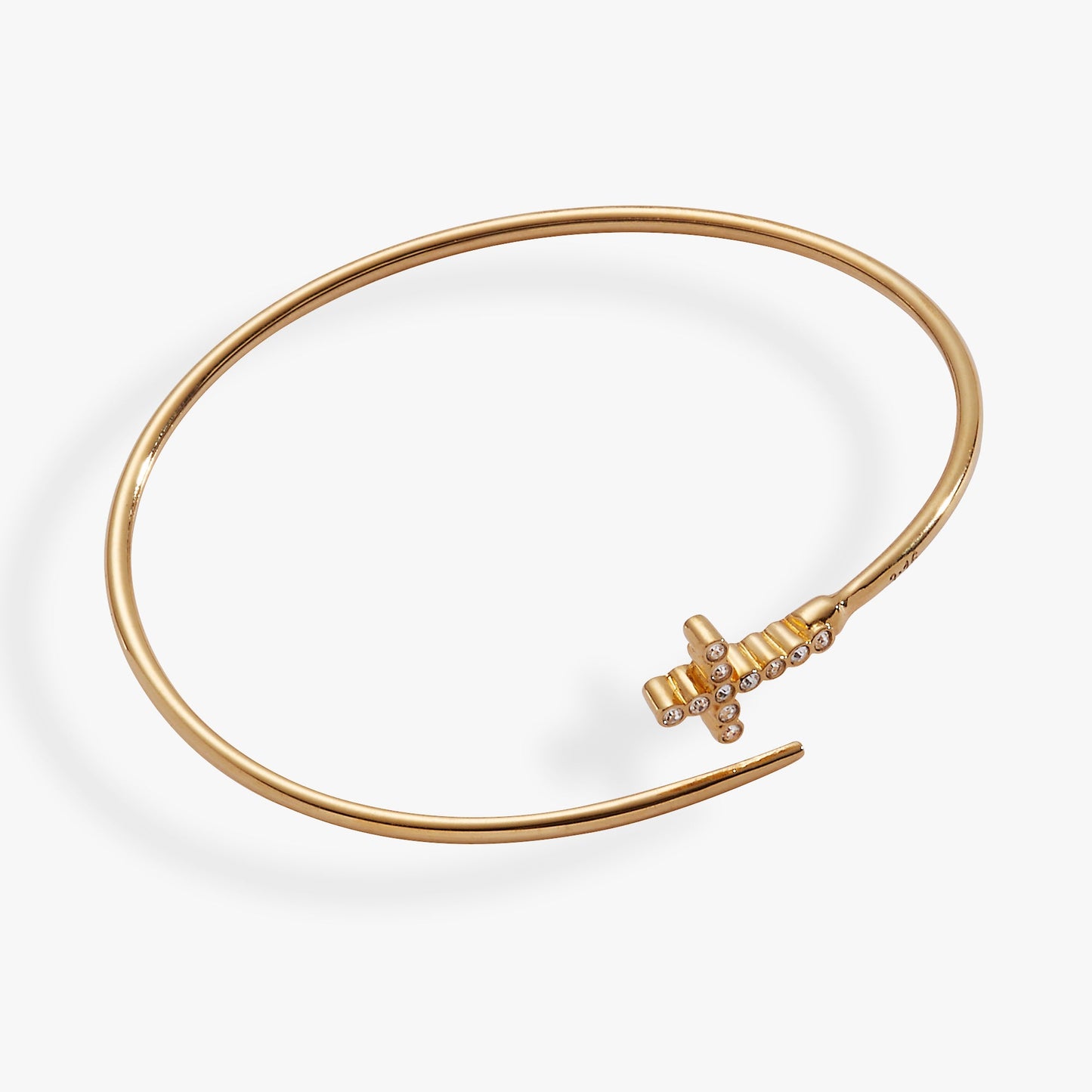 Faith Bespoken Cross Cuff