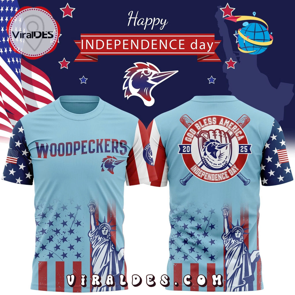 Fayetteville Woodpeckers Independence Day 2025 Hoodie