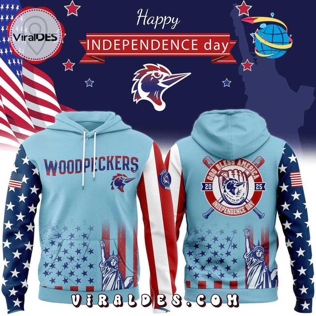 Fayetteville Woodpeckers Independence Day 2025 Hoodie, Long Pants
