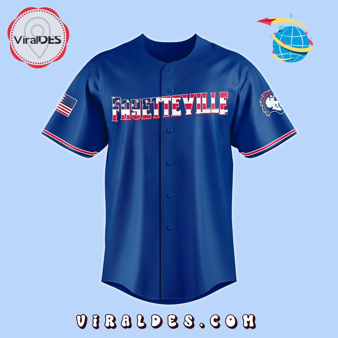 Fayetteville Woodpeckers Independence Day Celebration Jersey