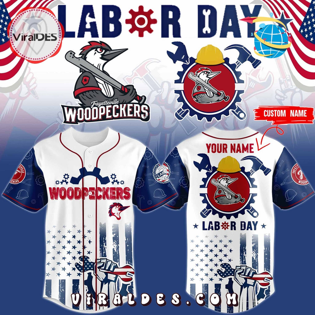Fayetteville Woodpeckers Labo Day 2025 Jersey