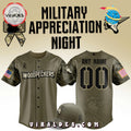 Fayetteville Woodpeckers Military Appreciation Baseball Jersey