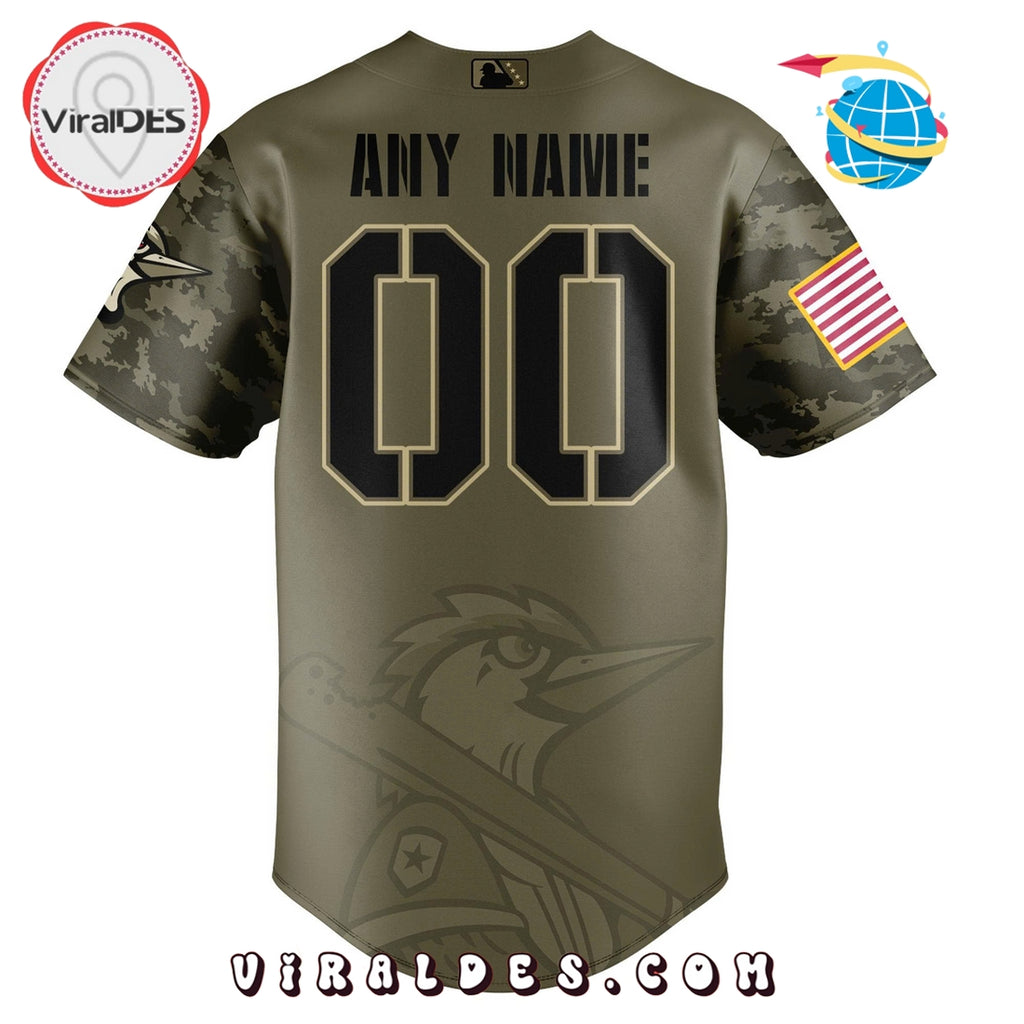 Fayetteville Woodpeckers Military Appreciation Baseball Jersey